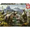 EDUCA Puzzle Zuřiví dinosauři / 1000 dílků / od 14 let