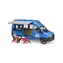 Bruder MB Sprinter Camper s řidičem a příslušenstvím / od 4 let
