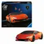 Ravensburger 3D Puzzle Iconics: Lamborghini Huracán Evo oranžové / 108 dílků / od: 8 let