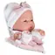 Antonio Juan 14363 BIMBA - mrkací panenka miminko se zvuky a měkkým látkovým tělem - 37 cm / od 3 let