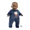 Llorens 14247 BABY ZAREB - realistická panenka miminko s měkkým látkovým tělem - 42 cm / od 3 let