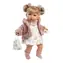 Llorens 42408 JULIA - realistická panenka se zvuky a měkkým látkovým tělem - 42 cm / od 3 let