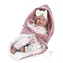 Llorens 74040 NEW BORN - mrkací realistická panenka miminko se zvuky a měkkým látkovým tělem - 42 cm / od 3 let