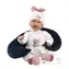 Llorens 74050 NEW BORN - realistická panenka miminko se zvuky a měkkým látkovým tělem - 42 cm / od 3 let