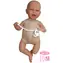 Llorens 740S NEW BORN 2 v 1 - realistická panenka miminko se zvuky a měkkým látkovým tělem - 42 cm / od 3 let