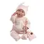 Llorens 74108 NEW BORN - realistická panenka miminko se zvuky a měkkým látkovým tělem - 42 cm / od 3 let