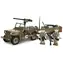 COBI 3132 II WW Willys MB s přívěsem, 1:35, 200 k, 2 f