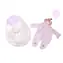 Llorens M843-20 obleček pro panenku miminko NEW BORN velikosti 43-44 cm / od 3 let