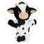 Keel Toys Keeleco Kráva eko plyšový maňásek na ruku / 27 cm / 0+