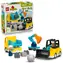 LEGO® DUPLO® 10475 Vozidla na stavbě 3 v 1 / Počet dílků: 22 / od 2 let