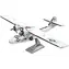 Metal Earth 3D puzzle Létající člun Consolidated PBY Catalina / Počet dílků: 79 / od 14 let