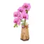 RoboTime 3D dřevěná skládačka Fialová orchidej