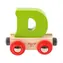 Bigjigs Rail Vagónek dřevěné vláčkodráhy - Písmeno D / od 3 let
