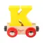Bigjigs Rail Vagónek dřevěné vláčkodráhy - Písmeno K / od 3 let