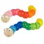 Bigjigs Toys Barevný červík červená / od 12 měsíců