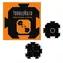 TODDLEROAD 2188 KRUHOVÝ OBJEZD A KŘIŽOVATKA - flexibilní silnice - 2 silikonové puzzle díly / od 12 měsíců
