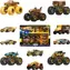 Mattel HW MONSTER TRUCKS BIGFOOT 50. VÝROČÍ SET ANGLIČÁKŮ & TRUCKŮ / od 3 let