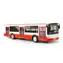 RAPPA 240650 Autobus který hlásí zastávky česky 28 cm červená / od 3 let