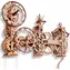 WOODEN CITY 3D puzzle Steampunk nástěnné hodiny 269 dílků / od 14 let