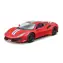 Bburago RACE+PLAY Ferrari 488 Pista červená / 1:24 / od 3 let