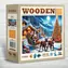 WOODEN CITY Dřevěné puzzle Santovy sáně 505 dílků / od 14 let