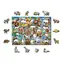 WOODEN CITY Dřevěné puzzle Zvířecí pohlednice 2v1 / 505 dílků / EKO / od 14 let