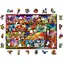 WOODEN CITY Dřevěné puzzle Police na knihy o cestování / 505 dílků / od 14 let