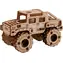 WOODEN CITY 3D Dřevěné puzzle Superfast Monster Truck č.2 / 65 dílků / od 8 let