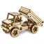 WOODEN CITY 3D Dřevěné puzzle Superfast Nákladní auto / 68 dílků / od 8 let