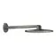 Grohe Rainshower SmartActive - Hlavová sprcha 310 sprchové rameno 43 cm | 2 proudy | kartáčovaný Hard Graphite