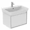 Ideal Standard Connect Air - Skříňka pod umyvadlo Cube 65 cm | 58x41x40 cm | lesklá bílá/bilá mat