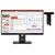 27" Lenovo ThinkVision T27-40 s MC60 černá / IPS / 1920×1080 / 4ms / 1500:1 / 300cd-m2 / HDMI+DP+VGA / VESA / Pivot