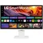31.5" LG 32U850SA-W bílá / IPS / 3840x2160 / 16:9 / 1000:1 / 5ms / 400cd-m2 / USB-C / HDMI / VESA