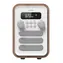 Denver DAB-48 bílá / rádio / DAB+ / FM / Bluetooth / výstup na sluchátka