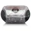 Lenco SCD-24 transparentní / FM rádio / CD přehrávač / 2x2W / 3.5mm jack