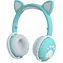 MOZOS KID DOG zelená / Bezdrátová sluchátka s mikrofonem / 400 mAh / Bluetooth 5.0