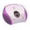 Lenco SCD-24 růžová / Rádio / FM / CD / 4W / 3.5mm