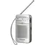 Panasonic RF-P50DEG-S stříbrná / Přenosné rádio / FM / 3.5 mm