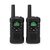 Nedis Walkie-Talkie Set černá / 2x vysílačka / 2 sluchátka / Až 6 km / 8 kanálů / PTT / VOX