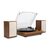 Victrola VM-135-OAK-INT hnědá / gramofon s reproduktory / 3 rychlostní / BT / 3.5mm jack / RCA