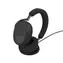 Jabra Evolve3 85 UC USB-C černá + nabíjecí podložka / bezdrátová sluchátka / mikrofon / ANC / USB-C + Bluetooth