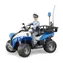 Bruder 63010 Policejní čtyřkolka s figurkou policistky / 1:16 / od 4 let