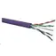 Solarix instalační kabel CAT6 100m fialová / vnitřní instalace / LSOH plášť / nestíněný / box