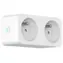 IMMAX NEO LITE SMART chytrá vnitřní 2 zásuvka (FR) / 16A / Wi-Fi / Google Assistant & Amazon Alexa & LIDL & TUYA