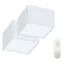 IMMAX NEO sada 2x CANTO SMART stropní svítidlo 15x15cm 12W bílá / Zigbee 3.0 + DO / TUYA