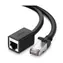 UGREEN 11281 Prodlužovácí kabel RJ45 (M) - RJ45 (F) CAT6 FTP 2m černá