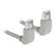 DeLock Patch Kabel RJ-45 (M) - RJ-45 (M) pravoúhlý S/FTP Cat.6A 0.5m šedá