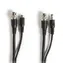 Nedis CCTV bezpečnostní kabel černá / BNC / DC / 10.0 m / Kulatý / PVC / Dárkový Box