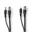 Nedis CCTV bezpečnostní kabel černá / BNC / DC / 20.0 m / Kulatý / PVC / Dárkový Box