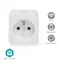 Nedis SmartLife chytrá zásuvka bílá / Wi-Fi / IP21 / Měřič výkonu / 3680 W / Android & iOS